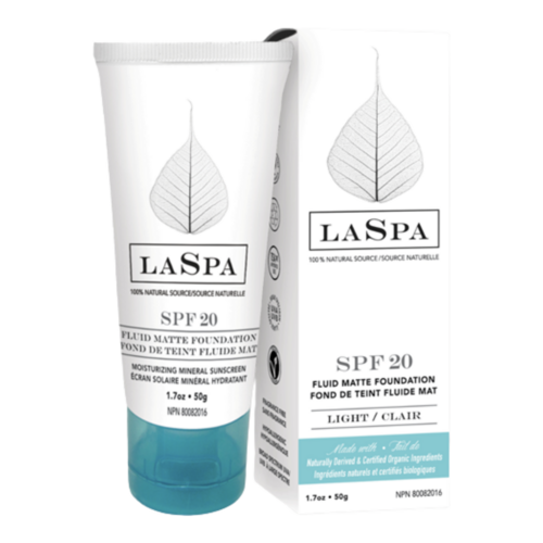 LaSpa Naturals Tinted Matte Sunscreen - Bronze on white background