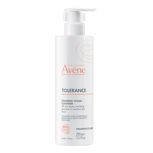 Avene Tolerance Foaming Facial Cleanser, 390ml/13.19 fl oz Avene Tolerance Foaming Facial Cleanser on white background