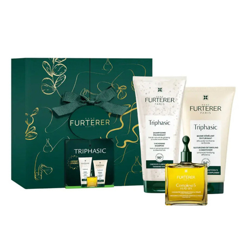 Rene Furterer Triphasic Holiday Gift Set on white background