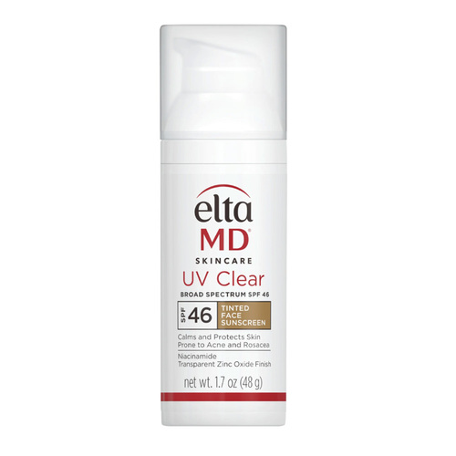 EltaMD UV Clear Broad-Spectrum SPF 46 - Tinted on white background