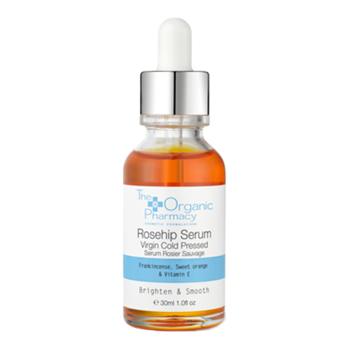 The Organic Pharmacy Virgin Cold Pressed Rose Hip Oil on white background