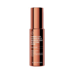 20% Vitamin C Brighten + Firm Serum on white background