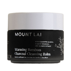 Warming Bamboo Charcoal Cleansing Balm on white background
