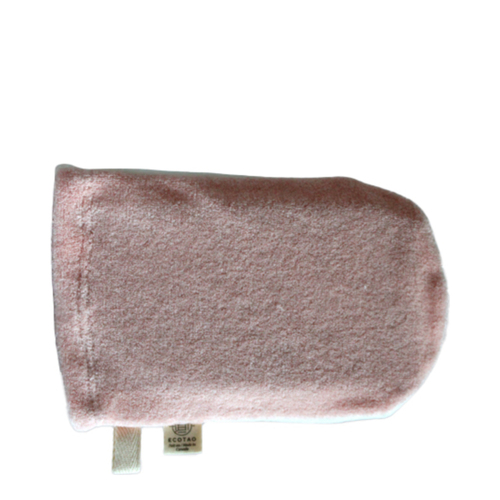 ECOTAO  Washcloth - Pink on white background