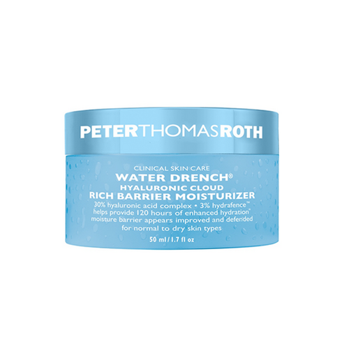Peter Thomas Roth Water Drench Hyaluronic Cloud Rich Barrier Moisturizer, 50ml/1.69 fl oz Peter Thomas Roth Water Drench Hyaluronic Cloud Rich Barrier Moisturizer on white background