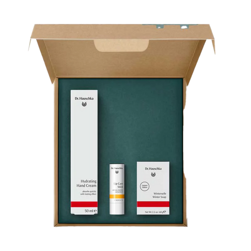 Dr Hauschka Winter Essentials Gift Set on white background