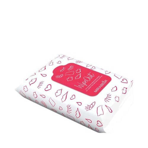 Mirabella Wipeout Makeup Remover Wipes on white background