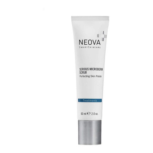 Neova Serious Microderm Scrub on white background