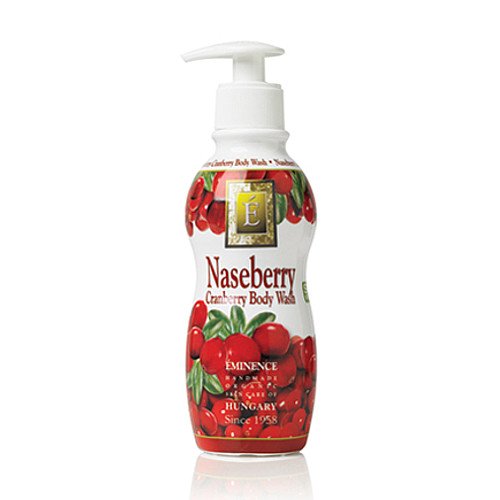 Eminence Organics Cranberry Naseberry Yogurt Body Wash on white background