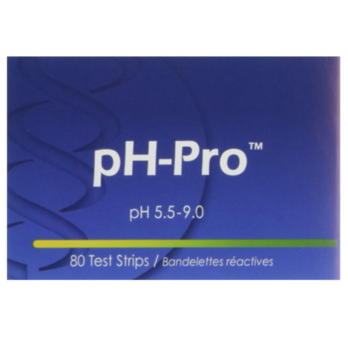CanPrev pH-Pro pH Booklet (80 test strips) on white background