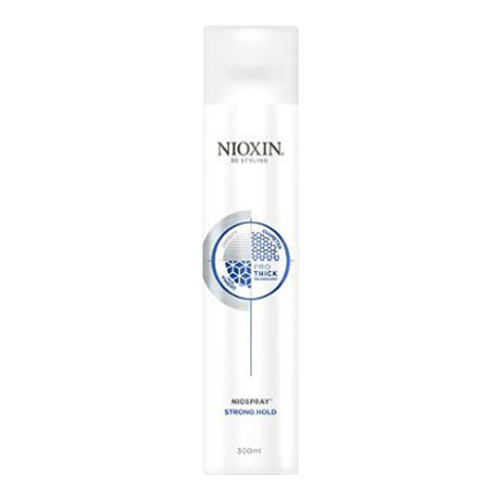 NIOXIN Niospray Strong Hold Hairspray on white background