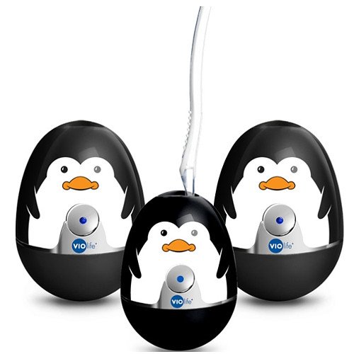VIOlife Zapi UV Luxe Sanitizer - Penguin on white background